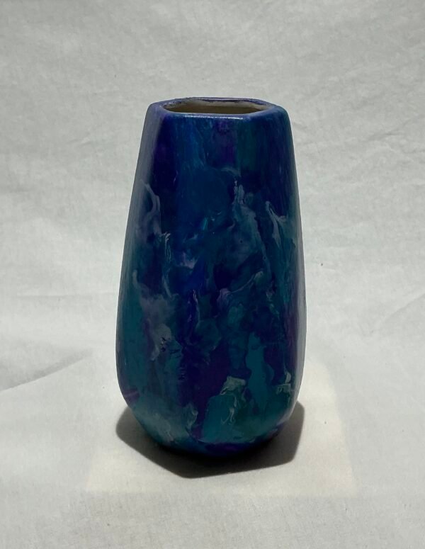 Flat Hexagon Tall/Small Ceramic Vase