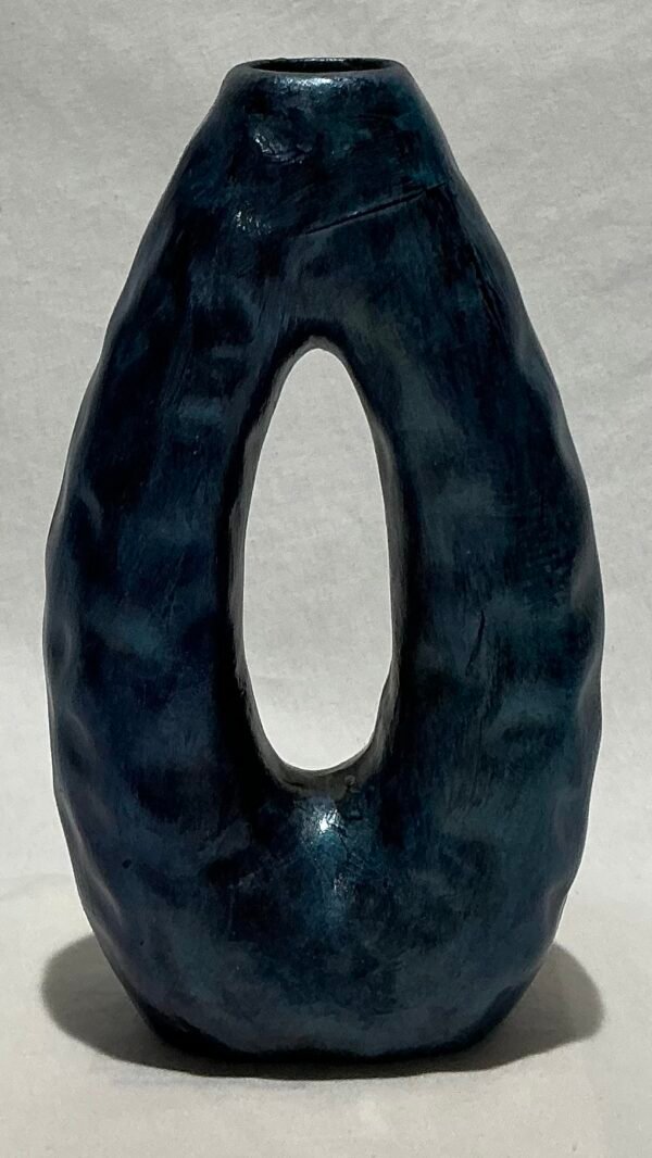 Oval Divots Tall/Small Ceramic Vase - Image 5