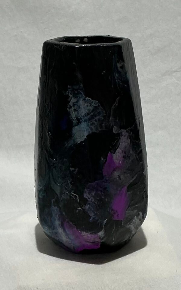 Flat Hexagon Tall/Small Ceramic Vase - Image 2