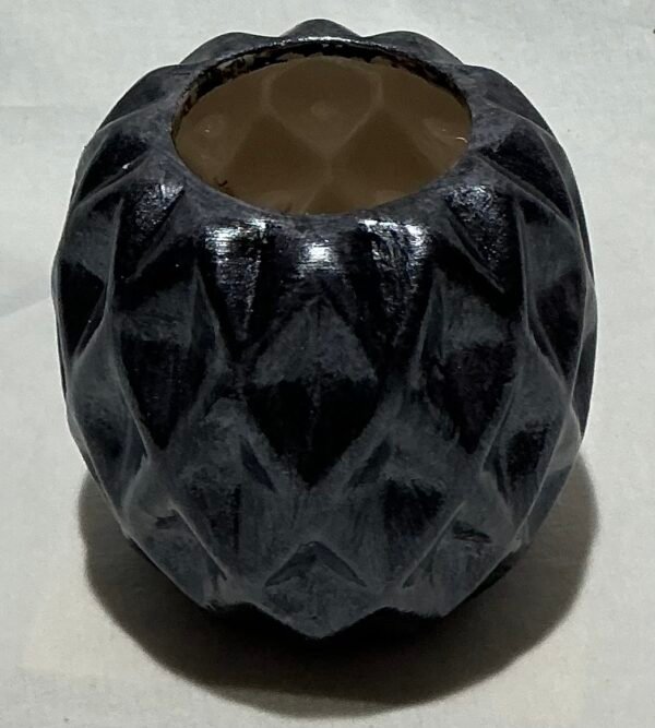 Raised Diamond Ceramic Vase Short/Small - Image 9
