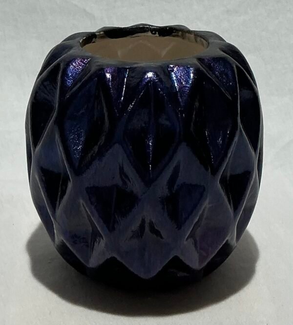 Raised Diamond Ceramic Vase Short/Small